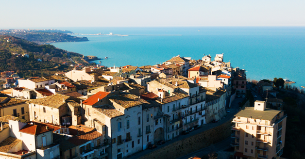 Panoramica dall'alto di San Vito Chietino 