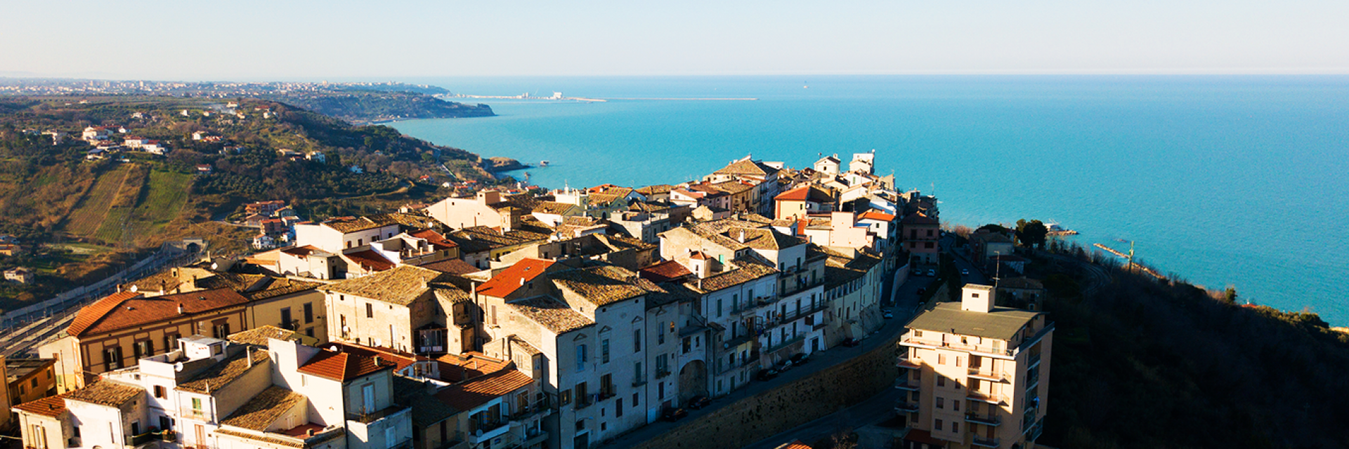 Panoramica dall'alto di San Vito Chietino 